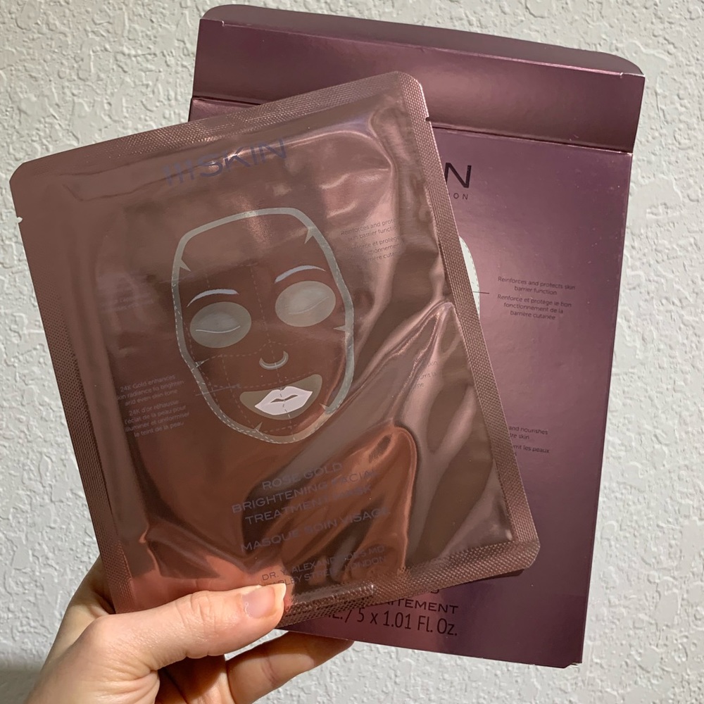 Rose Gold Brightening Facial Treatment Mask